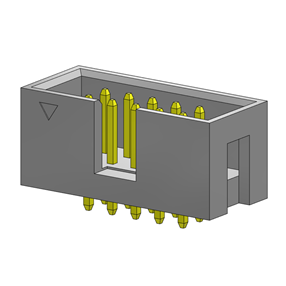 P/H2.54mm Box heade HA204(简牛）