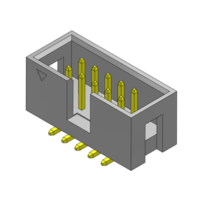 P/H2.54mm Box heade HC204