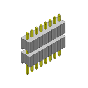 P/H1.27mm 单排排针 EA135