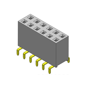 P/H2.54 Female Header HF224