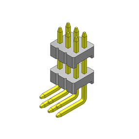 P/H1.27mm 双排排针 EB233