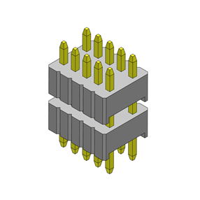 P/H1.27mm 双排排针 EA221