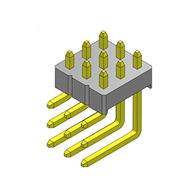 P/H2.54mm 三排排针 PHB301