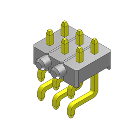 P/H2.54mm 双排排针 HD207