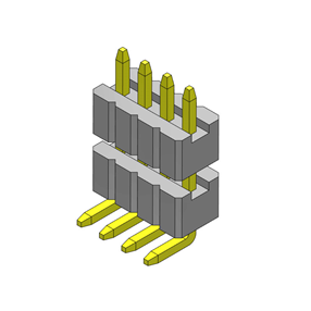 P/H1.27mm 单排排针 EB135