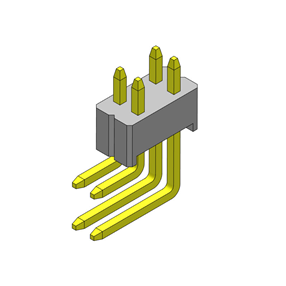 P/H1.27mm 双排排针 EB201